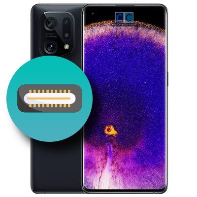 cambiar conector carga oppo find x5