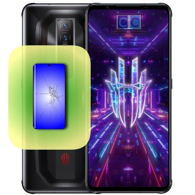 cambiar pantalla zte-nubia-red-magic-7