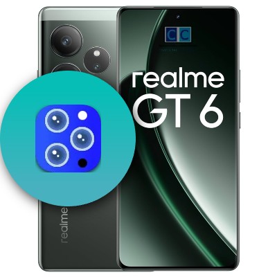 reparar cristal camara realme gt6