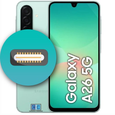 reparar conector usb c galaxy a26