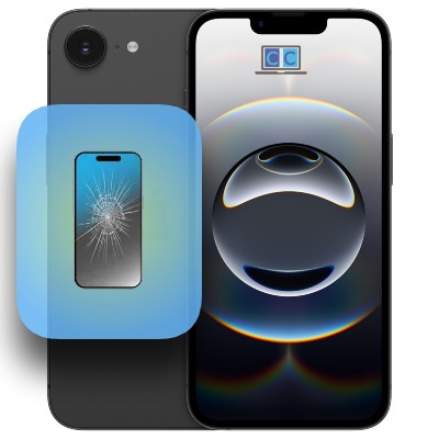 cambiar pantalla iphone 16e precios