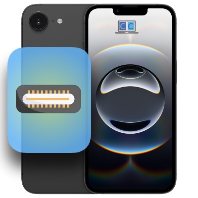 reparar conector de carga iphone 16e