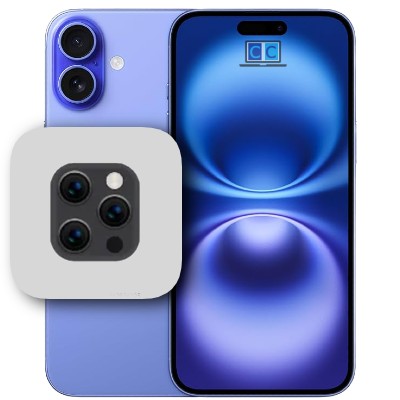 cambiar cristal camara trasera iphone 16 plus