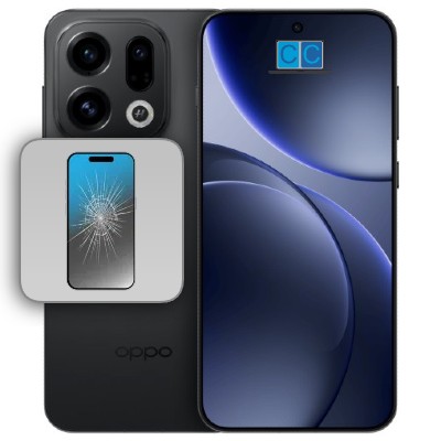 cambiar pantalla oppo find x9 precio