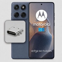 reparar conector de carga moto edge 60 fusion