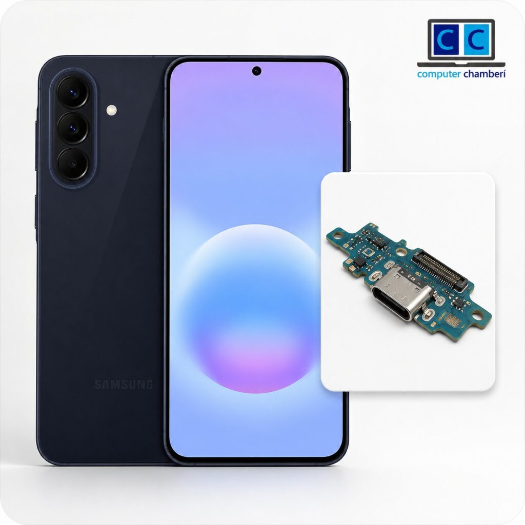 reparar conector de carga galaxy a57