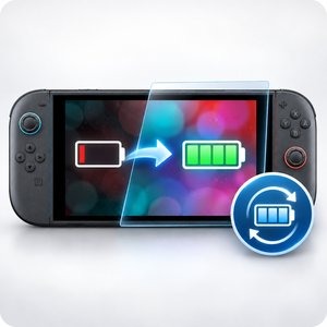 cambiar bateria Nintendo switch 2