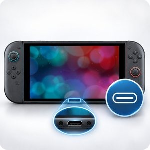 reparar conector usb c Nintendo switch 2